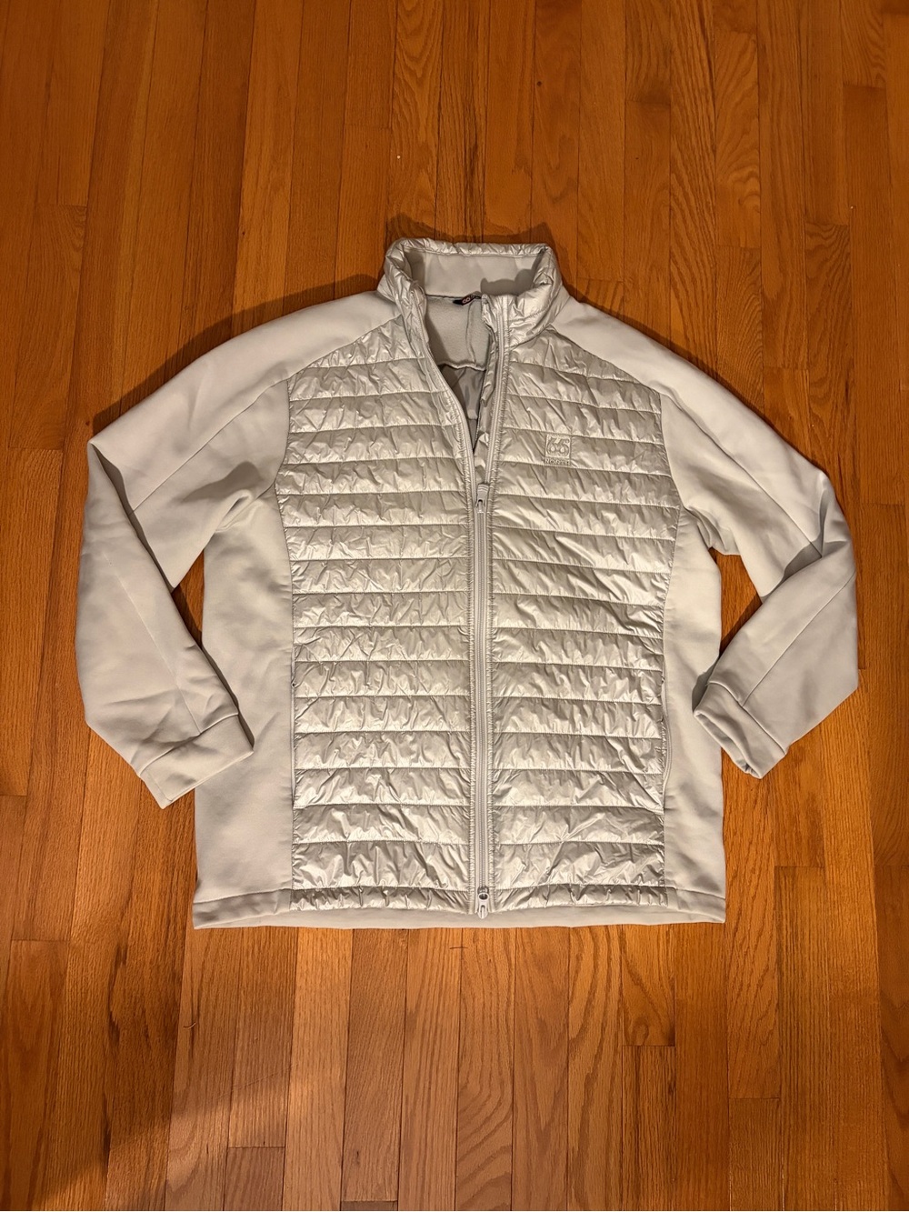 66 North Oxi Jacket Men’s XL Light Grey Midweight Hybrid Nordic